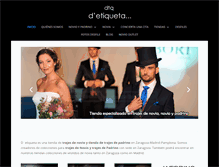 Tablet Screenshot of d-etiqueta.com